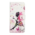 For Samsung Galaxy A32 5G Oil Embossed 3D Drawing Leather Phone Case(Flower Fairy)