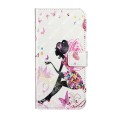 For Samsung Galaxy A71 4G Oil Embossed 3D Drawing Leather Phone Case(Flower Fairy)