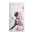 For Samsung Galaxy S23 Ultra 5G Oil Embossed 3D Drawing Leather Phone Case(Flower Fairy)