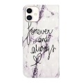 For Samsung Galaxy A05 Oil Embossed 3D Drawing Leather Phone Case(Words Marble)