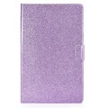 For Samsung Galaxy Tab A9 Glitter Powder Leather Tablet Case(Purple)