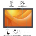 For LUCA TE104 M4V1-B 10.1 2pcs 0.3mm 9H Explosion-proof Tempered Tablet Glass Film