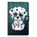 For Samsung Galaxy Tab A9 Electric Horizontal Flat Painted Leather Tablet Case(Dalmatian)