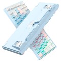ONIKUMA G52 82 Keys RGB Lighting Wired Mechanical Keyboard, Type:Brown Switch(Sky Blue)
