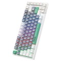 ONIKUMA G52 82 Keys RGB Lighting Wired Mechanical Keyboard, Type:Blue Switch(White)