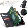 For Samsung Galaxy S23 FE CaseMe 008 Multifunctional Zipper Wallet Leather Phone Case with Lanyard(B