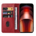 For vivo iQOO Neo9 Magnetic Closure Leather Phone Case(Red)