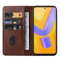 For vivo V40 SE Magnetic Closure Leather Phone Case(Brown)