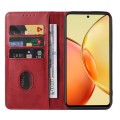 For vivo Y36 5G Magnetic Closure Leather Phone Case(Red)