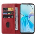 For vivo Y100i Magnetic Closure Leather Phone Case(Red)