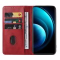 For vivo X100 Pro Magnetic Closure Leather Phone Case(Red)