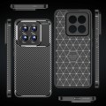 For Xiaomi 14 Pro Carbon Fiber Texture Shockproof TPU Phone Case(Black)