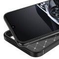 For Xiaomi Redmi K70 Carbon Fiber Texture Shockproof TPU Phone Case(Black)