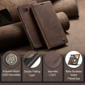 For Google Pixel 6A CaseMe 013 Multifunctional Horizontal Flip Leather Phone Case(Coffee)