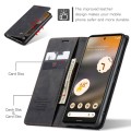 For Google Pixel 6A CaseMe 013 Multifunctional Horizontal Flip Leather Phone Case(Black)