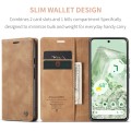 For Google Pixel 8A CaseMe 013 Multifunctional Horizontal Flip Leather Phone Case(Brown)