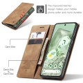 For Google Pixel 8A CaseMe 013 Multifunctional Horizontal Flip Leather Phone Case(Brown)