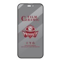 For iPhone 15 Pro Full Coverage HD Privacy Ceramic Film