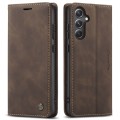 For Samsung Galaxy S23 FE 5G CaseMe 013 Multifunctional Horizontal Flip Leather Phone Case(Coffee)