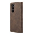For Samsung Galaxy S24 5G CaseMe 013 Multifunctional Horizontal Flip Leather Phone Case(Coffee)
