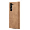 For Samsung Galaxy S24 5G CaseMe 013 Multifunctional Horizontal Flip Leather Phone Case(Brown)