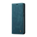 For Samsung Galaxy S24+ 5G CaseMe 013 Multifunctional Horizontal Flip Leather Phone Case(Blue)