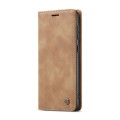 For Samsung Galaxy S24+ 5G CaseMe 013 Multifunctional Horizontal Flip Leather Phone Case(Brown)