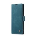 ForSamsung Galaxy S24 Ultra 5G CaseMe 013 Multifunctional Horizontal Flip Leather Phone Case(Blue)