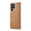 ForSamsung Galaxy S24 Ultra 5G CaseMe 013 Multifunctional Horizontal Flip Leather Phone Case(Brown)