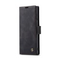 ForSamsung Galaxy S24 Ultra 5G CaseMe 013 Multifunctional Horizontal Flip Leather Phone Case(Black)