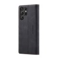 ForSamsung Galaxy S24 Ultra 5G CaseMe 013 Multifunctional Horizontal Flip Leather Phone Case(Black)