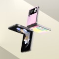 For Samsung Galaxy Z Flip4 5G Painted Pattern PC Phone Case(Cute Dinosaur)