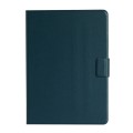 For Samsung Galaxy Tab A9+ Pure Color PU Tablet Case with Sleep / Wake-up Function(Dark Green)