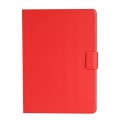 For Samsung Galaxy Tab A9 Pure Color PU Tablet Case with Sleep / Wake-up Function(Red)