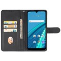 For Cricket Debut S2/AT&T Calypso 4  Leather Phone Case(Black)