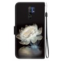 For Xiaomi Redmi 9 / 9 Prime Crystal Texture Colored Drawing Leather Phone Case(Crystal Peony)