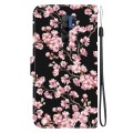 For Xiaomi Redmi 9 / 9 Prime Crystal Texture Colored Drawing Leather Phone Case(Plum Bossom)