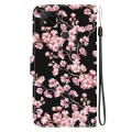 For Xiaomi Redmi 9C Crystal Texture Colored Drawing Leather Phone Case(Plum Bossom)