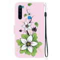 For Xiaomi Redmi Note 8 Crystal Texture Colored Drawing Leather Phone Case(Lily)