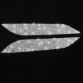 For Nissan 350z 2006-2009 Car Lamp Eyebrow Diamond Decoration Sticker, Left and Right Drive