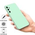 For Samsung Galaxy A15 4G / A15 5G Pure Color Liquid Silicone Shockproof Full Coverage Phone Case(Gr