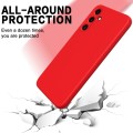 For Samsung Galaxy A15 4G / A15 5G Pure Color Liquid Silicone Shockproof Full Coverage Phone Case(Re