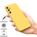For Samsung Galaxy A15 4G / A15 5G Pure Color Liquid Silicone Shockproof Full Coverage Phone Case(Ye