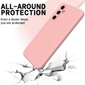 For Samsung Galaxy A15 4G / A15 5G Pure Color Liquid Silicone Shockproof Full Coverage Phone Case(Pi
