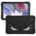 For Samsung Galaxy Tab A7 Lite T220 Spider Silicone Hybrid PC Shockproof Tablet Case(Black)