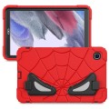 For Samsung Galaxy Tab A7 Lite T220 Spider Silicone Hybrid PC Shockproof Tablet Case(Red Black)