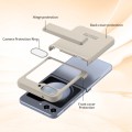 For Samsung Galaxy Z Flip5 Extraordinary Series Hinged Folding Full Phone Case(Black)