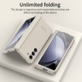For Samsung Galaxy Z Fold5 Extraordinary Series Hinged Folding Full Phone Case with Pen Slot & Stylu