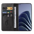 For OnePlus 10 Pro Magnetic Closure Leather Phone Case(Black)