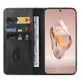 For OnePlus Ace 3 / 12R Magnetic Closure Leather Phone Case(Black)